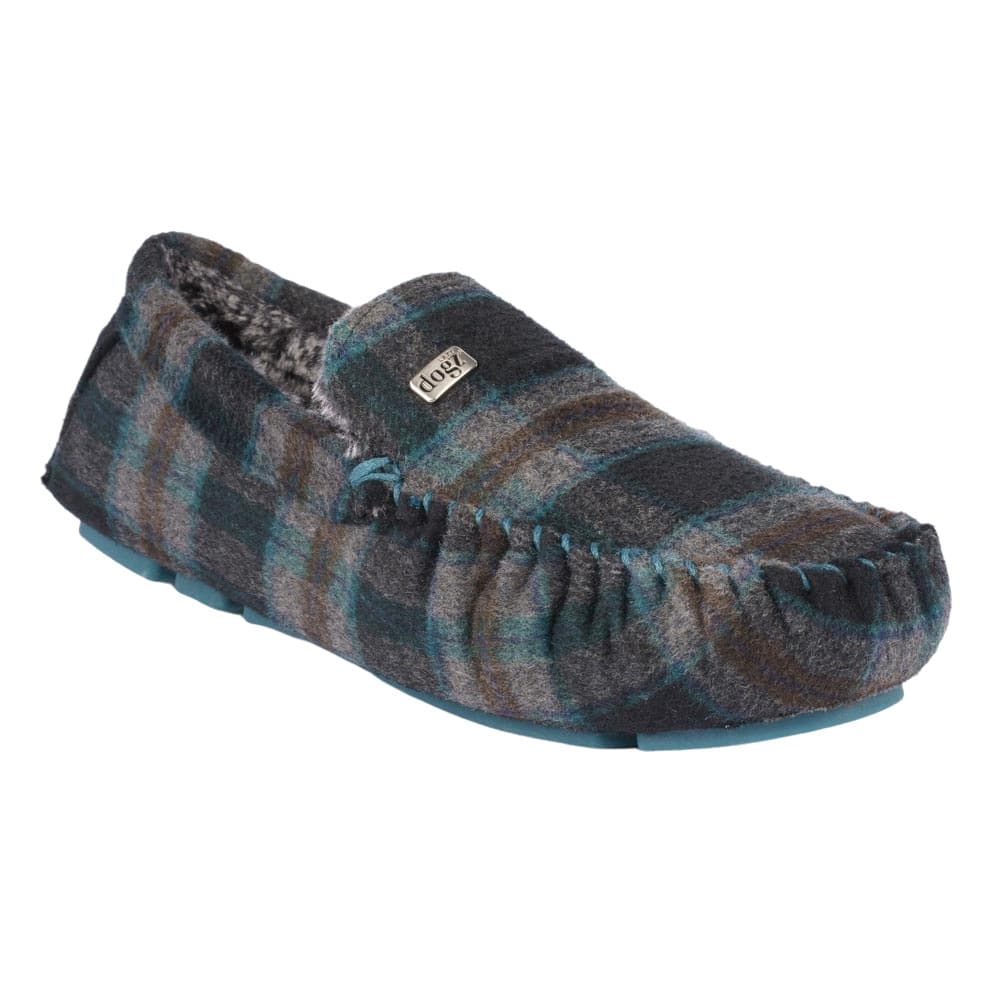 Lazy Dogz Barkley Moccasin tofflor i mocka för män