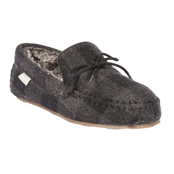 Lazy Dogz Childrens/Kids Lumber Moccasin Slippers Black 13 UK Child