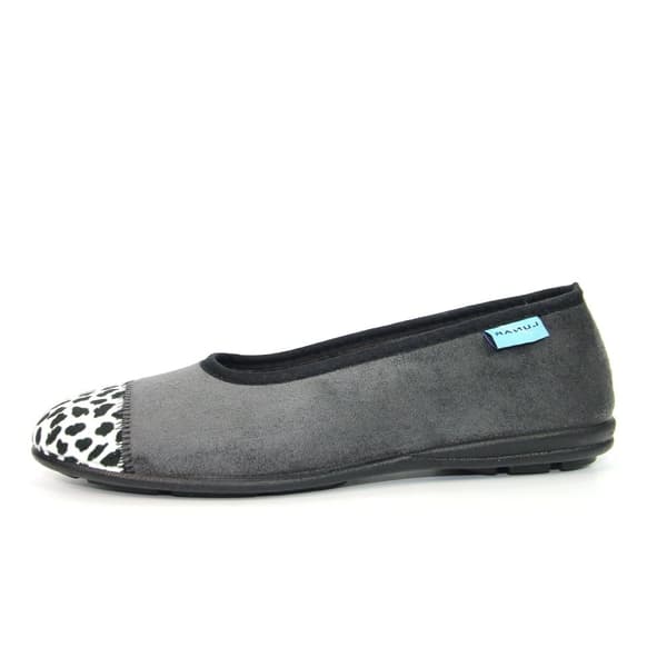 Lunar Womens/Ladies Jessie Leopard Print Slippers