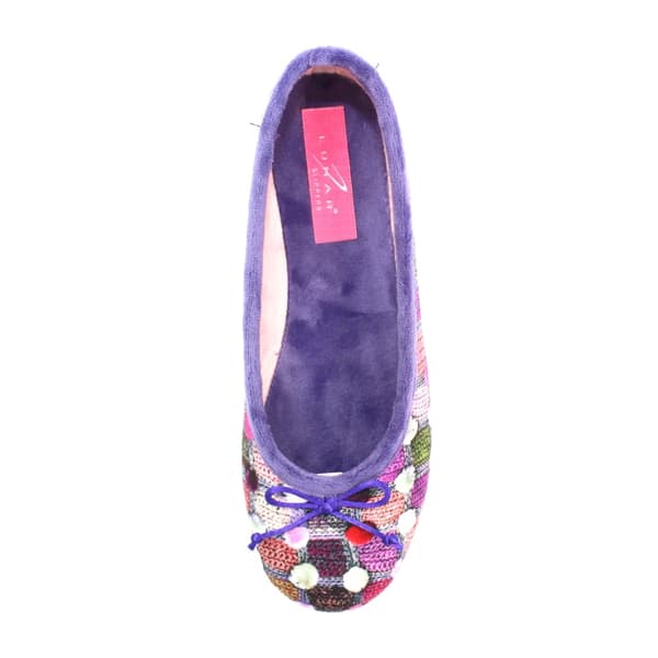 Lunar Womens/Ladies Magic Spotted Slippers