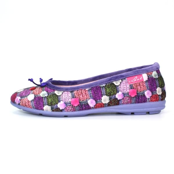 Lunar Womens/Ladies Magic Spotted Slippers