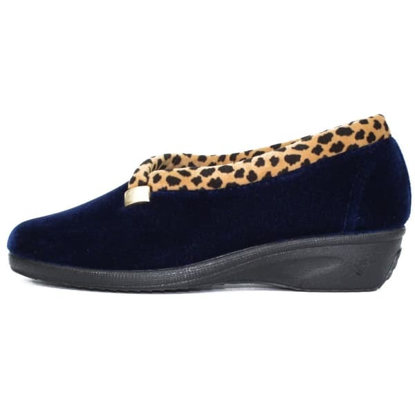 Lunar Kvinnor/Damer Paloma Leopard Print Tofflor