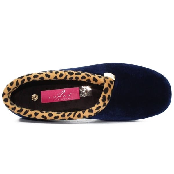 Lunar Kvinnor/Damer Paloma Leopard Print Tofflor