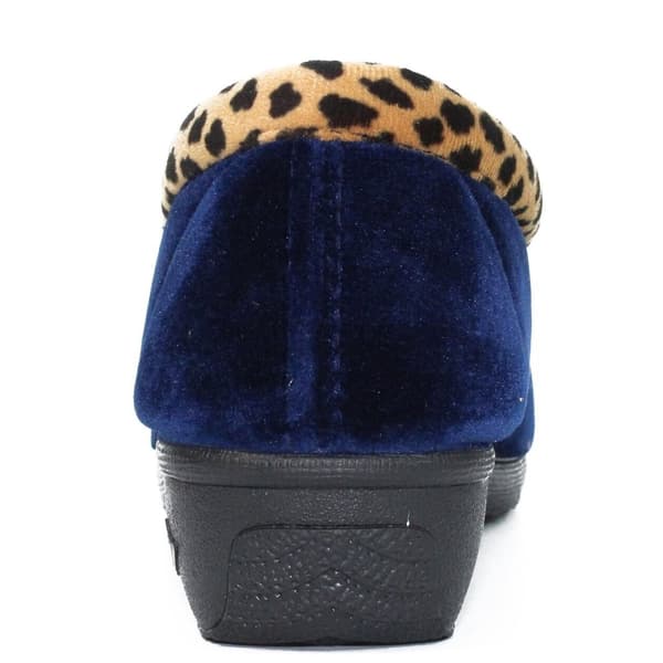 Lunar Kvinnor/Damer Paloma Leopard Print Tofflor