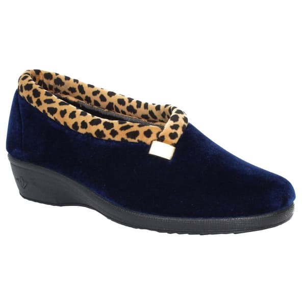 Lunar Kvinnor/Damer Paloma Leopard Print Tofflor
