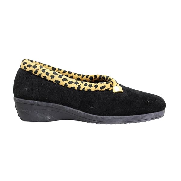 Lunar Kvinnor/Damer Paloma Leopard Print Tofflor