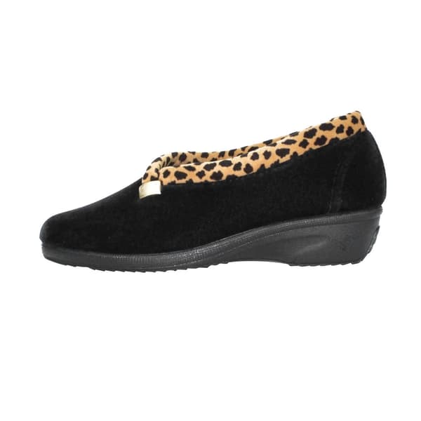 Lunar Kvinnor/Damer Paloma Leopard Print Tofflor