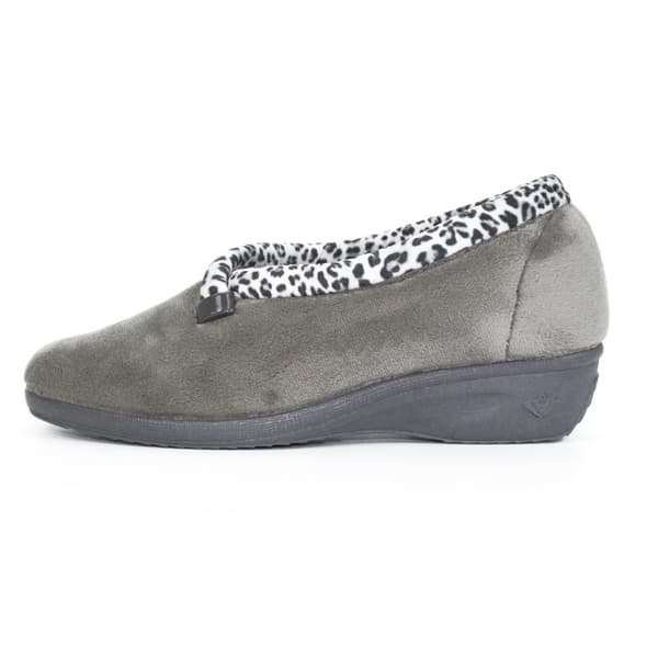 Lunar Kvinnor/Damer Paloma Leopard Print Tofflor