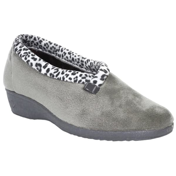 Lunar Kvinnor/Damer Paloma Leopard Print Tofflor