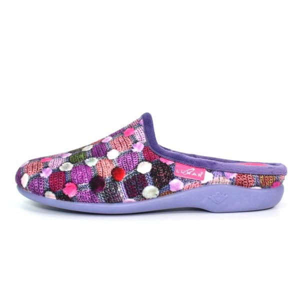 Lunar Womens/Ladies Crackle Slippers