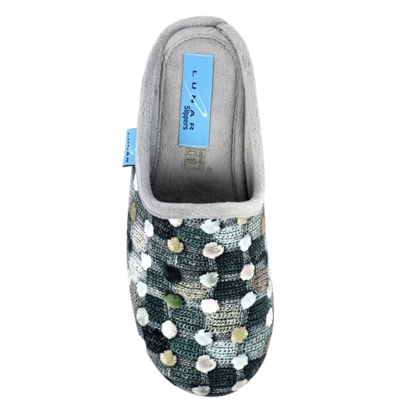Lunar Womens/Ladies Crackle Slippers