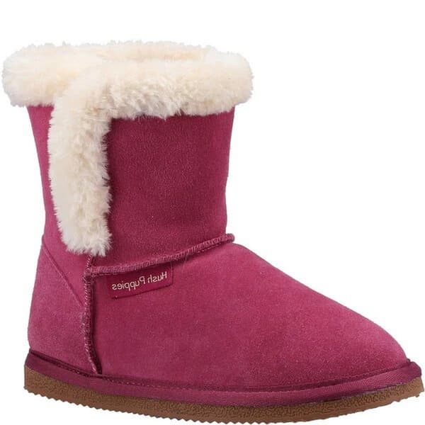 Hush Puppies Girls Ashlynn Suede Slippers