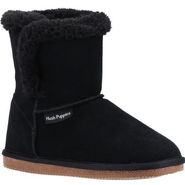 Hush Puppies Girls Ashlynn Suede Slippers