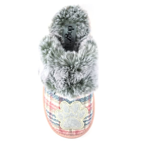 Lazy Dogz Womens/Ladies Poppy Faux Fur Lined Slippers