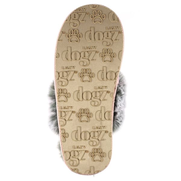 Lazy Dogz Womens/Ladies Poppy Faux Fur Lined Slippers