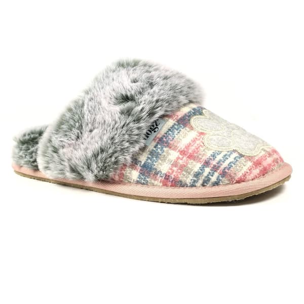 Lazy Dogz Womens/Ladies Poppy Faux Fur Lined Slippers