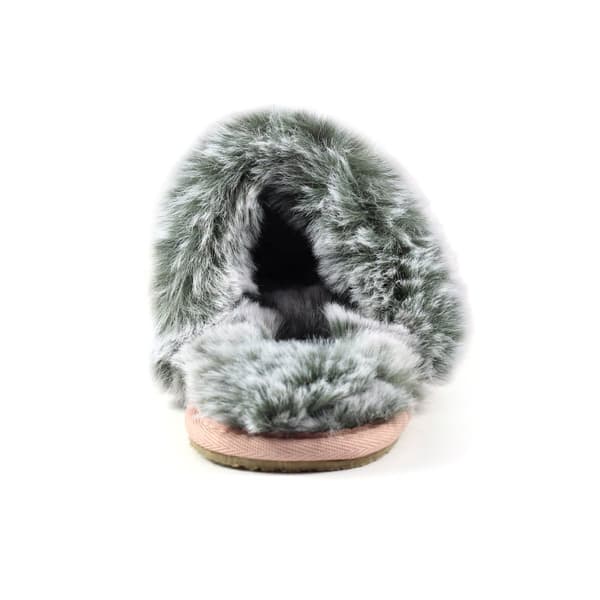 Lazy Dogz Womens/Ladies Poppy Faux Fur Lined Slippers