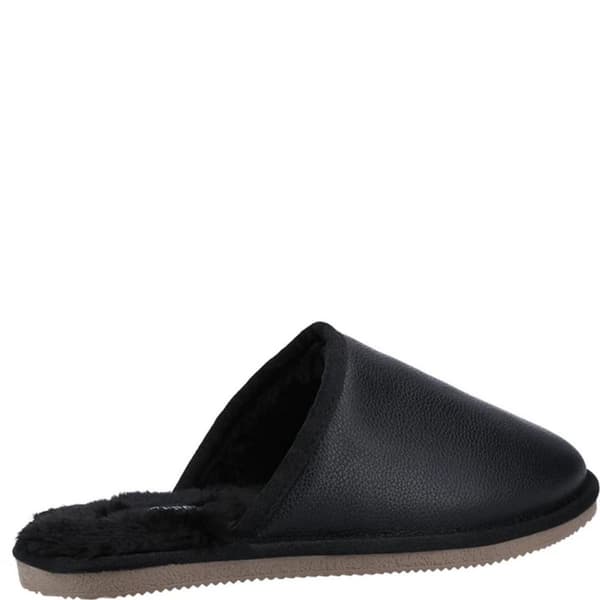 Hush Puppies Mens Coady Leather Slippers