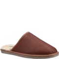 Miniatyrbilde 1 av 5: Hush Puppies Mens Coady Leather Slippers