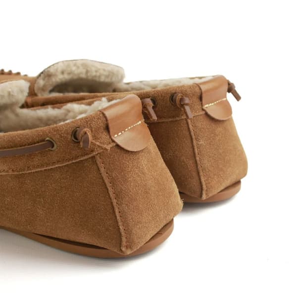 Eastern Counties Leather Mens Owen Berber Suede Moccasins