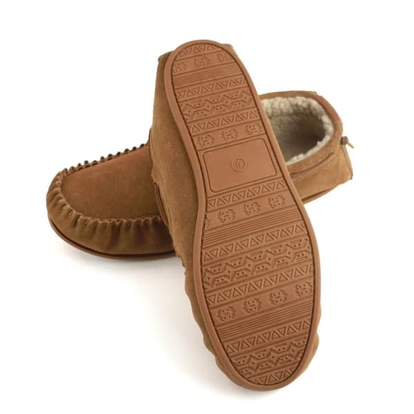 Eastern Counties Leather Mens Owen Berber Suede Moccasins
