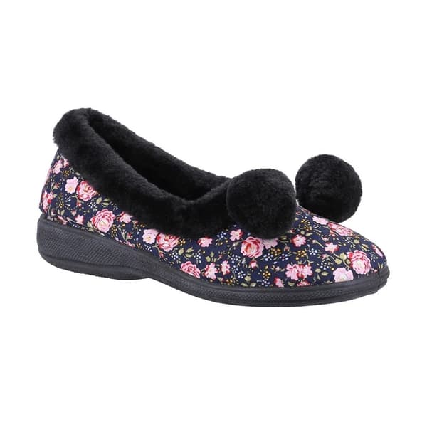 Fleet & Foster Womens/Ladies Goldfinch Floral Slippers