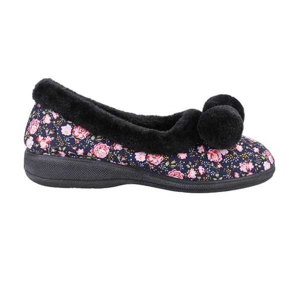 Fleet & Foster Womens/Ladies Goldfinch Floral Slippers