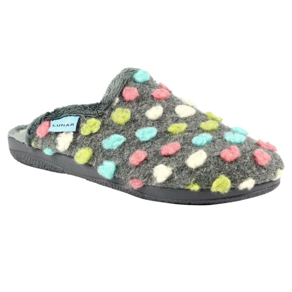 Lunar Womens/Ladies Montreal Slippers Grey 7 UK