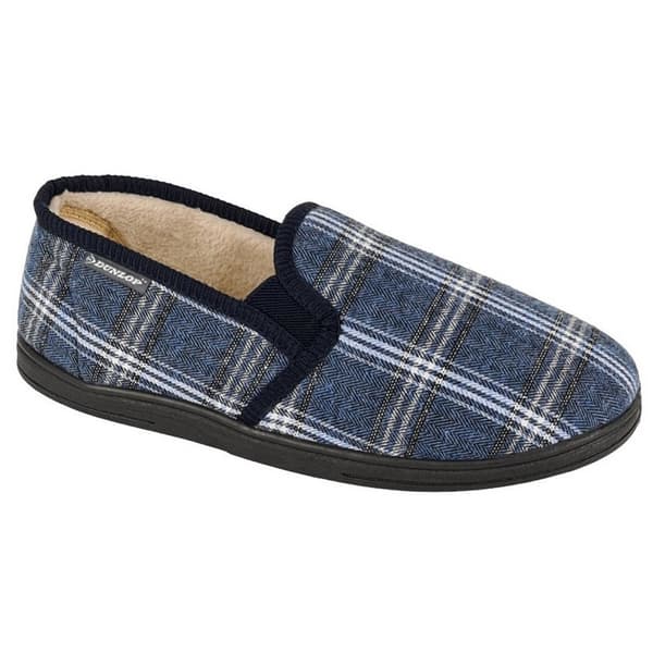 Dunlop Mens Checked Slippers
