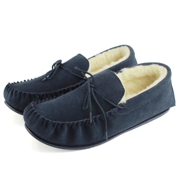 Eastern Counties Leather Joel Moccasins i ruskind til mænd