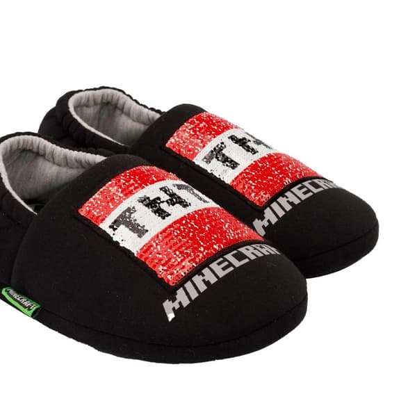 Minecraft Boys Sequin Slippers