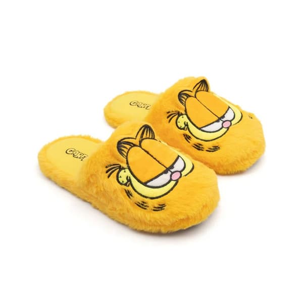 Garfield Unisex Adult Embroidered Slippers