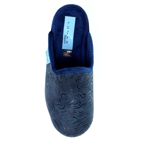 Lunar Womens/Ladies Darlene Wedge Slippers