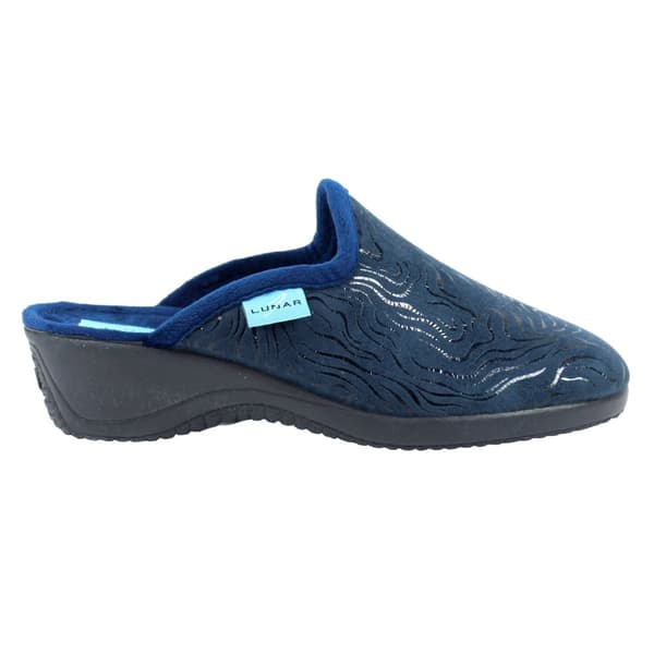 Lunar Womens/Ladies Darlene Wedge Slippers