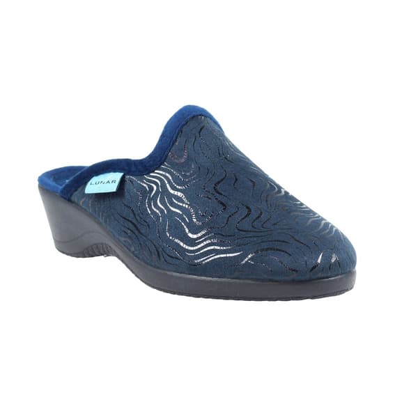 Lunar Womens/Ladies Darlene Wedge Slippers