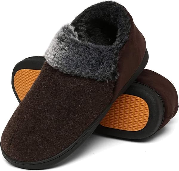 94 Inneskor / Innetofflor - Mörkbruna storlek 38-47