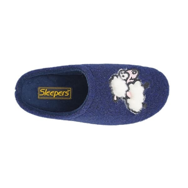 Sleepers Womens/Ladies Suzie Sheep Memory Foam Slippers