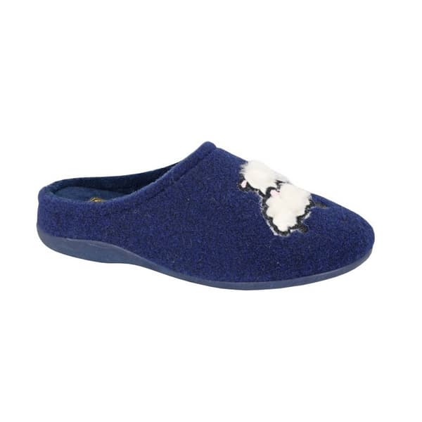 Sleepers Womens/Ladies Suzie Sheep Memory Foam Slippers