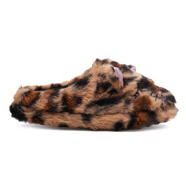 Slumberzzz Girls Animal Print Sliders
