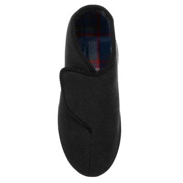 Slumberzzz Mens Corduroy Easy Access Slipper