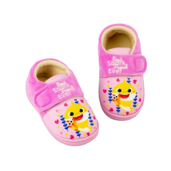 Baby Shark Girls Best Shark Friend Slippers