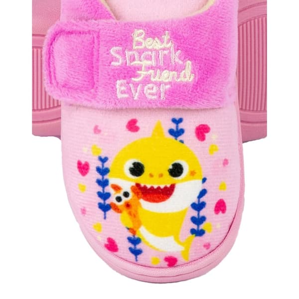 Baby Shark Girls Best Shark Friend Slippers