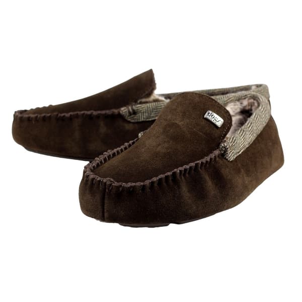 Lazy Dogz Mens Worley Suede Slippers