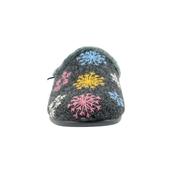 Lunar Womens/Ladies Juniper Snowflake Slippers