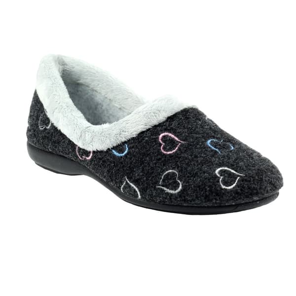 Lunar Womens/Ladies Sandino Slippers Black 4 UK