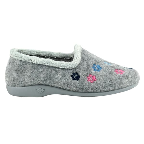 Lazy Dogz Womens/Ladies Charley Paw Print Slippers