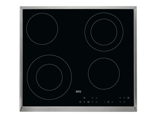 AEG HK634021XB, Musta, Kiinteä, 56 cm, Keraaminen, Keraaminen, 4 alue(tta)