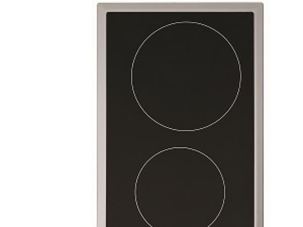 Beko HDCC 32200 X - Keramisk komfyrtopp - 2 plater - Nisje - bredde: 27 cm - dybde: 49 cm - med pynt av rustfritt stål - svart