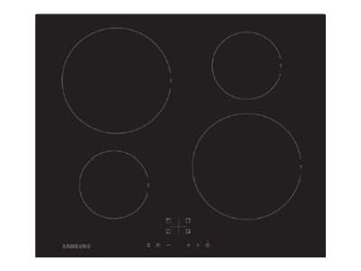 Samsung NZ64M3NM1BB - Induktionshäll - 4 kokplattor - Fördjupning - bredd: 56 cm - djup: 49 cm - svart