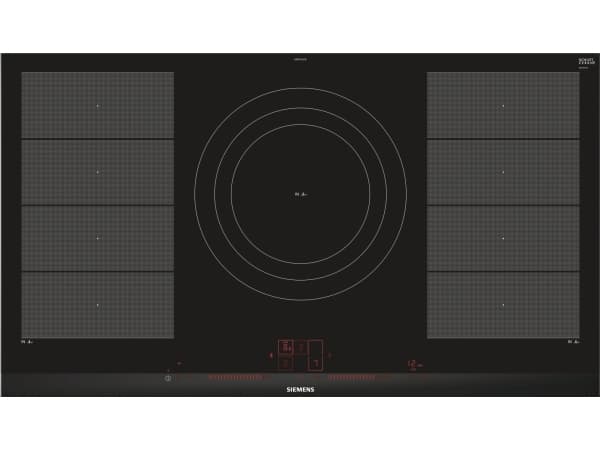 Siemens EX975LVV1E spishällar Svart Inbyggd Induktionshäll med zon 5 zone(s) Svart